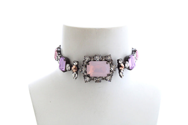 Dynasty Diana Pink Opal Choker