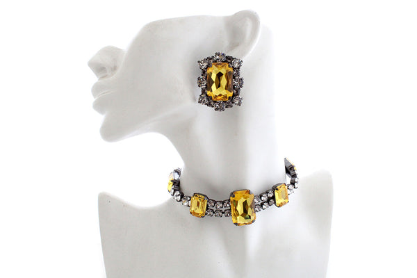 Dynasty Athena Citrine Choker