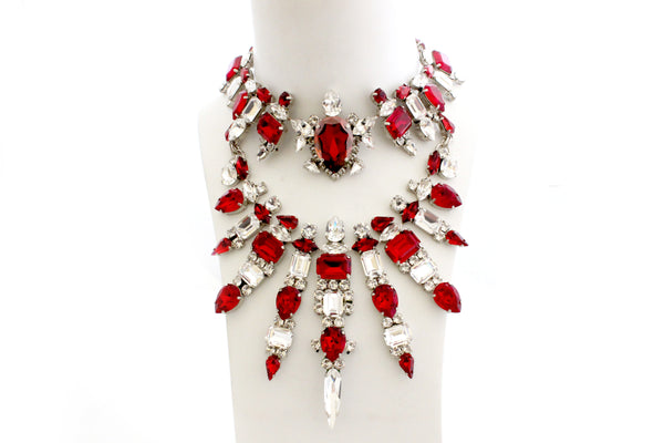 DYNASTY RUBY CHANDELIER NECKLACE