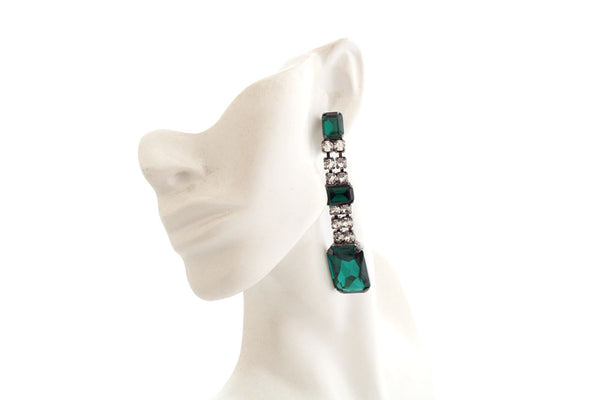 EMERALD DILLAMOND EARRINGS