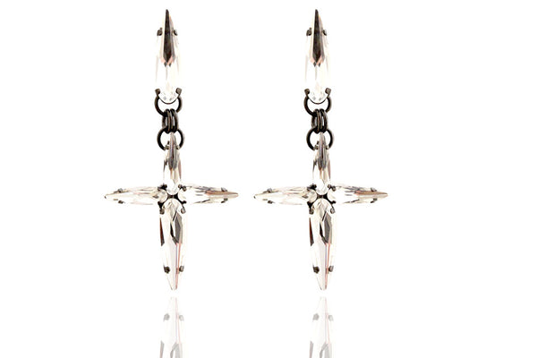 Titan Cross Sword Earrings