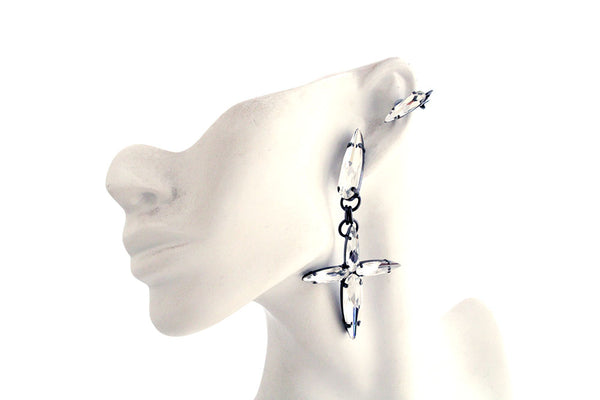 Titan Cross Sword Earrings