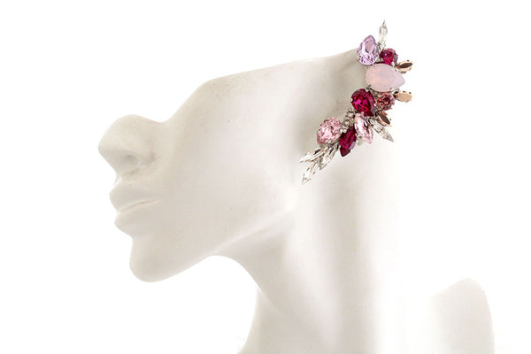 INEZ DYNASTY PINK OPAL EARCUFF