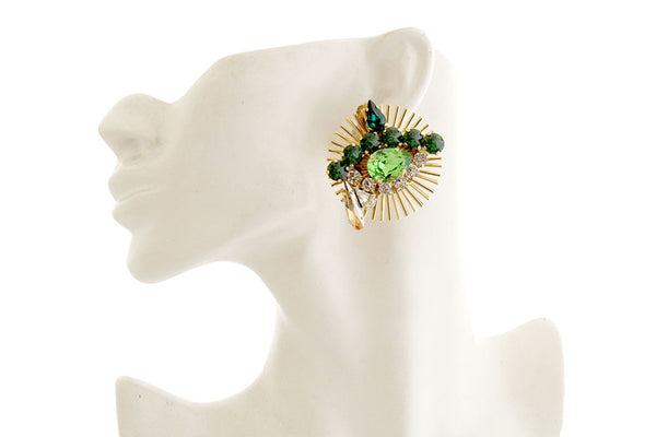 IMAN PERIDOT LUMIERE DYNASTY EARRINGS