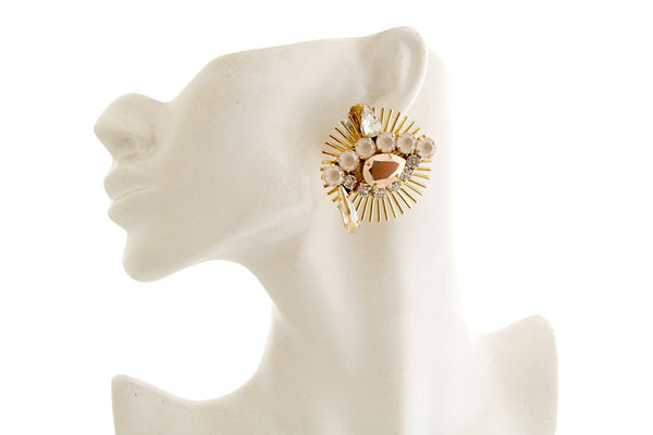 IMAN ROSE LUMIERE DYNASTY EARRINGS