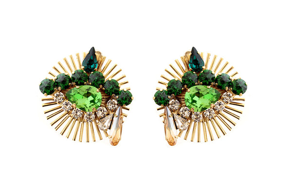 IMAN PERIDOT LUMIERE DYNASTY EARRINGS