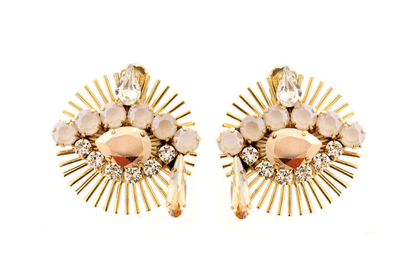 IMAN ROSE LUMIERE DYNASTY EARRINGS