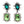 Load image into Gallery viewer, Dynasty Camilla Emerald Peridot Earrings
