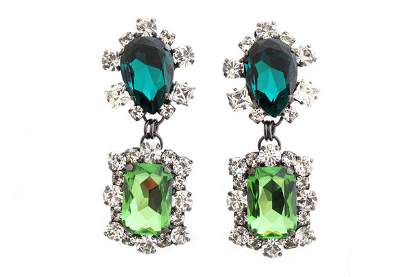 Dynasty Camilla Emerald Peridot Earrings