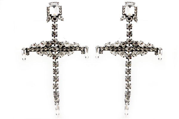 DYNASTY GRAND CROSS EARRINGS
