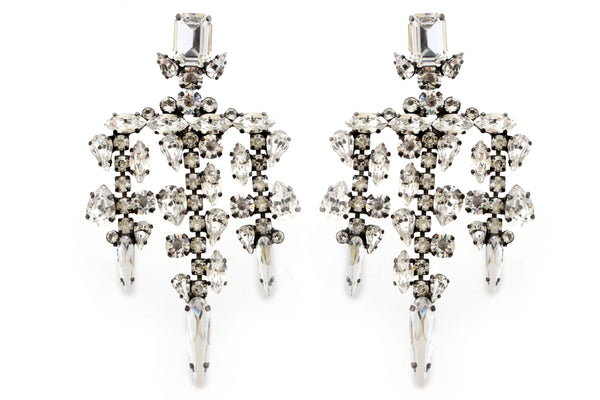 DYNASTY PANTHER CHANDELIER EARRINGS