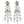 Load image into Gallery viewer, DYNASTY CHRYSILIA CRYSTAL EARRINGS
