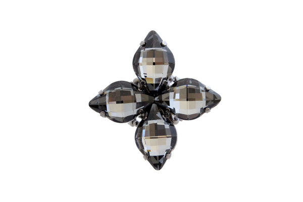 FLORENTINE GUNMETAL RING