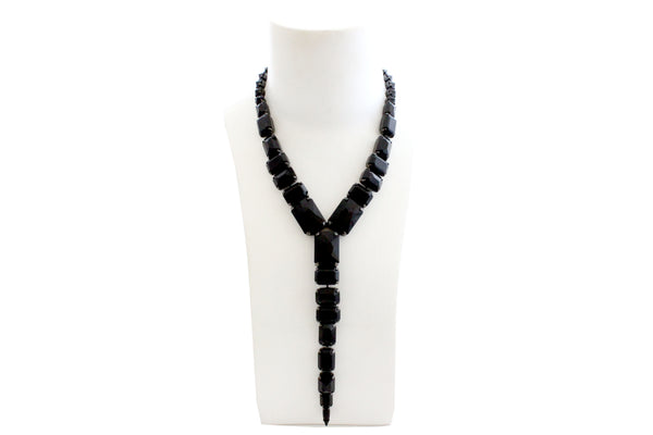 DYNASTY JET YVETTE NECKLACE