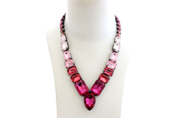 DYNASTY FUCHSIA VICTORIA NECKLACE