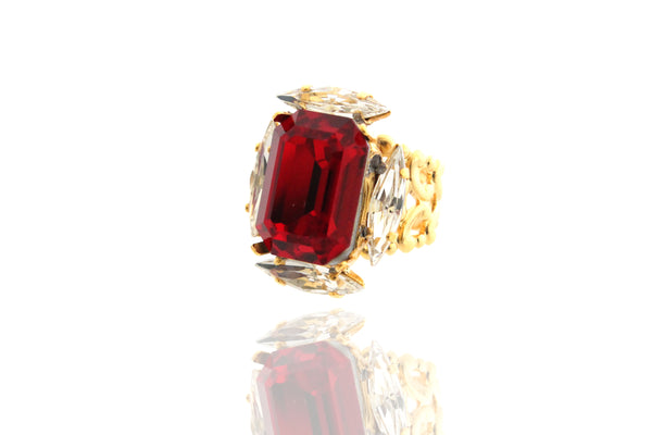 DYNASTY PANTHER RUBY RING