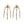 Load image into Gallery viewer, SAINT MORITZ TRINITY CHANDELIER EARRINGS
