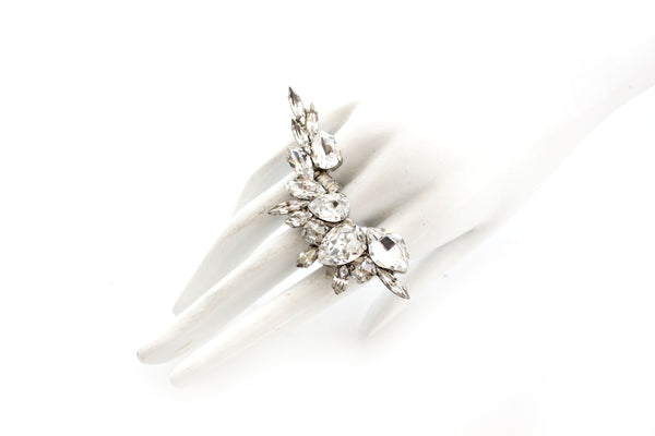 CRYSTAL WING SIDE RING