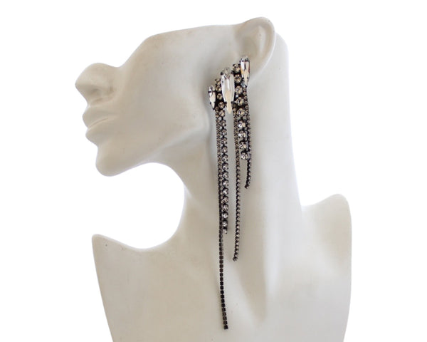 MUSE DYNASTY INEZARA CRYSTAL EARRINGS