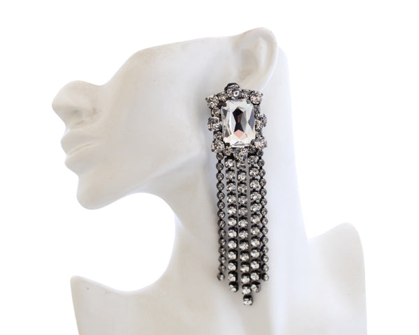 MUSE DYNASTY DIANA CRYSTAL EARRINGS