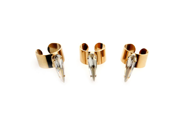 TIGER SPIKE TRINITY RINGS