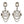 Load image into Gallery viewer, MUSE DYNASTY CARMEN CRYSTAL EARRINGS
