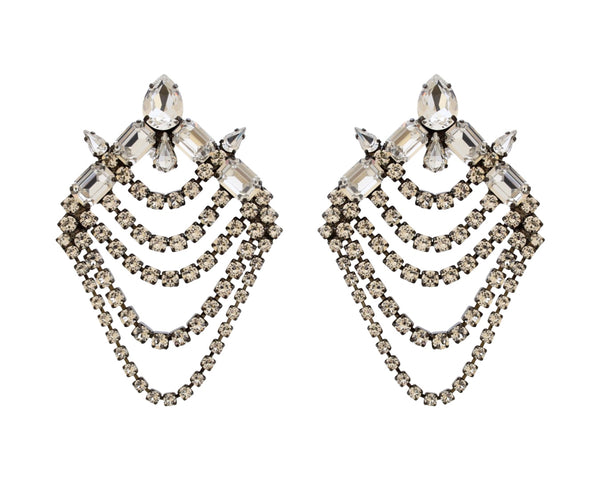 MUSE DYNASTY VALENCIA CRYSTAL EARRINGS