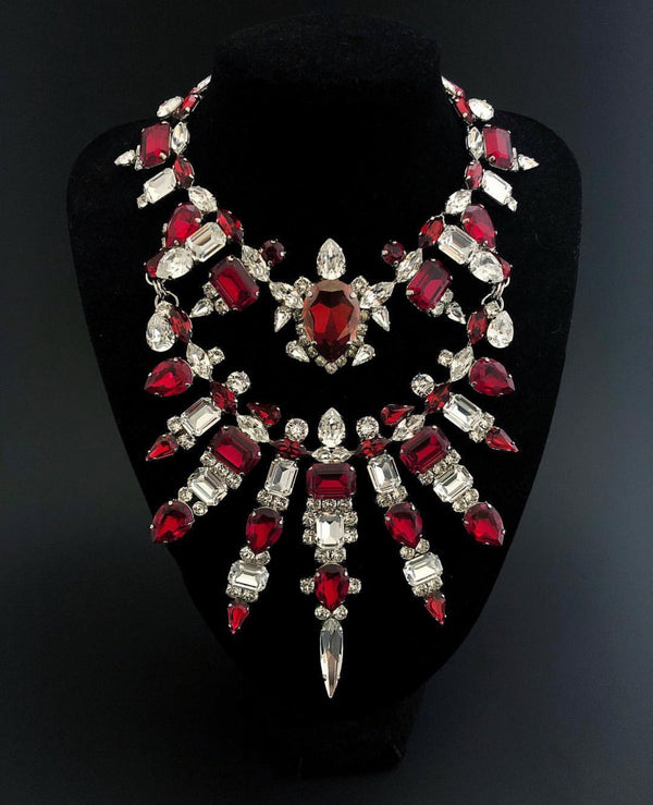 DYNASTY RUBY CHANDELIER NECKLACE