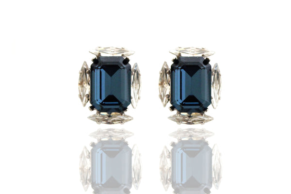 DYNASTY PANTHER SAPPHIRE STUDS